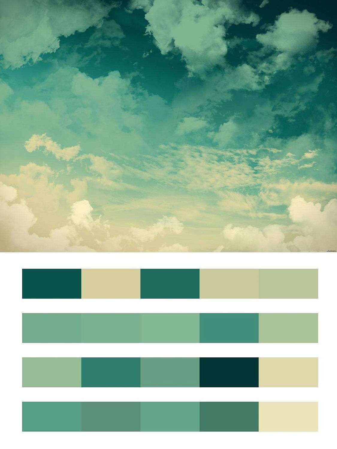 Небо цвета морской волны  9-358