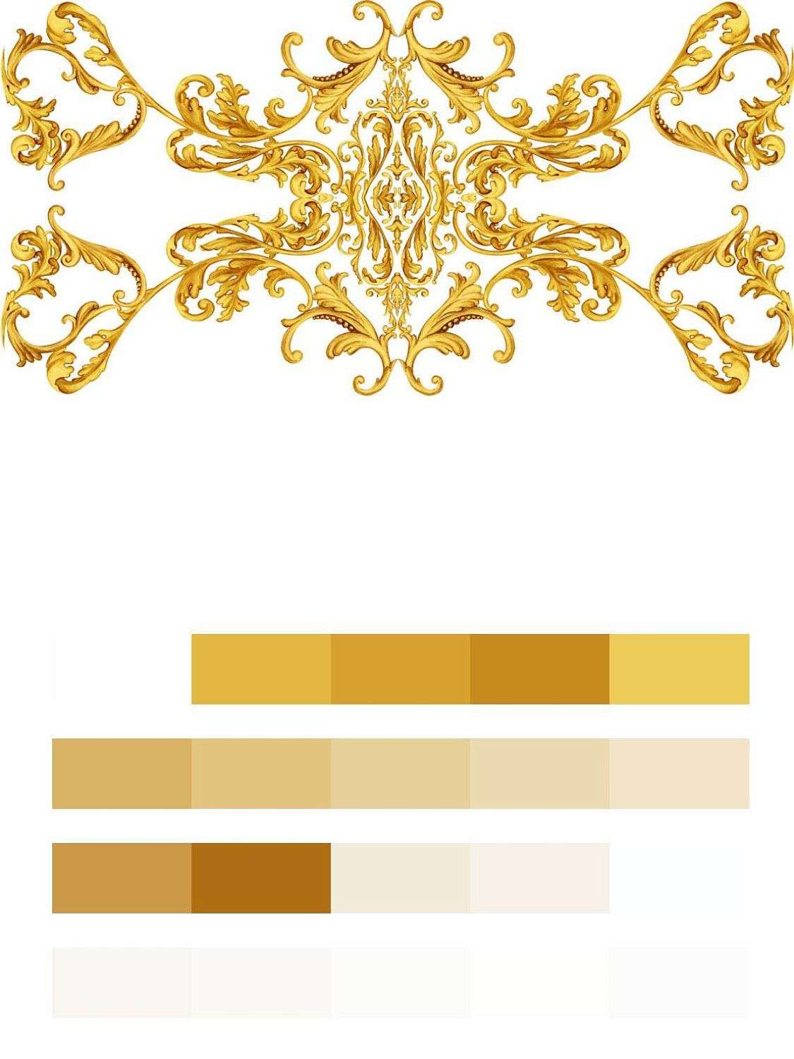 Орнамент золото 2  9-127