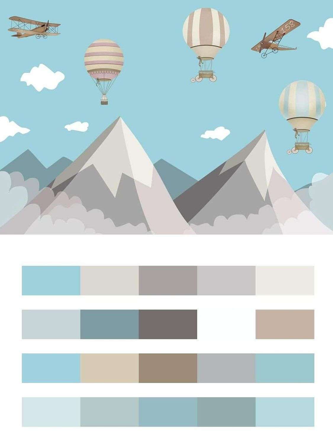 3д горы и шары  12-829