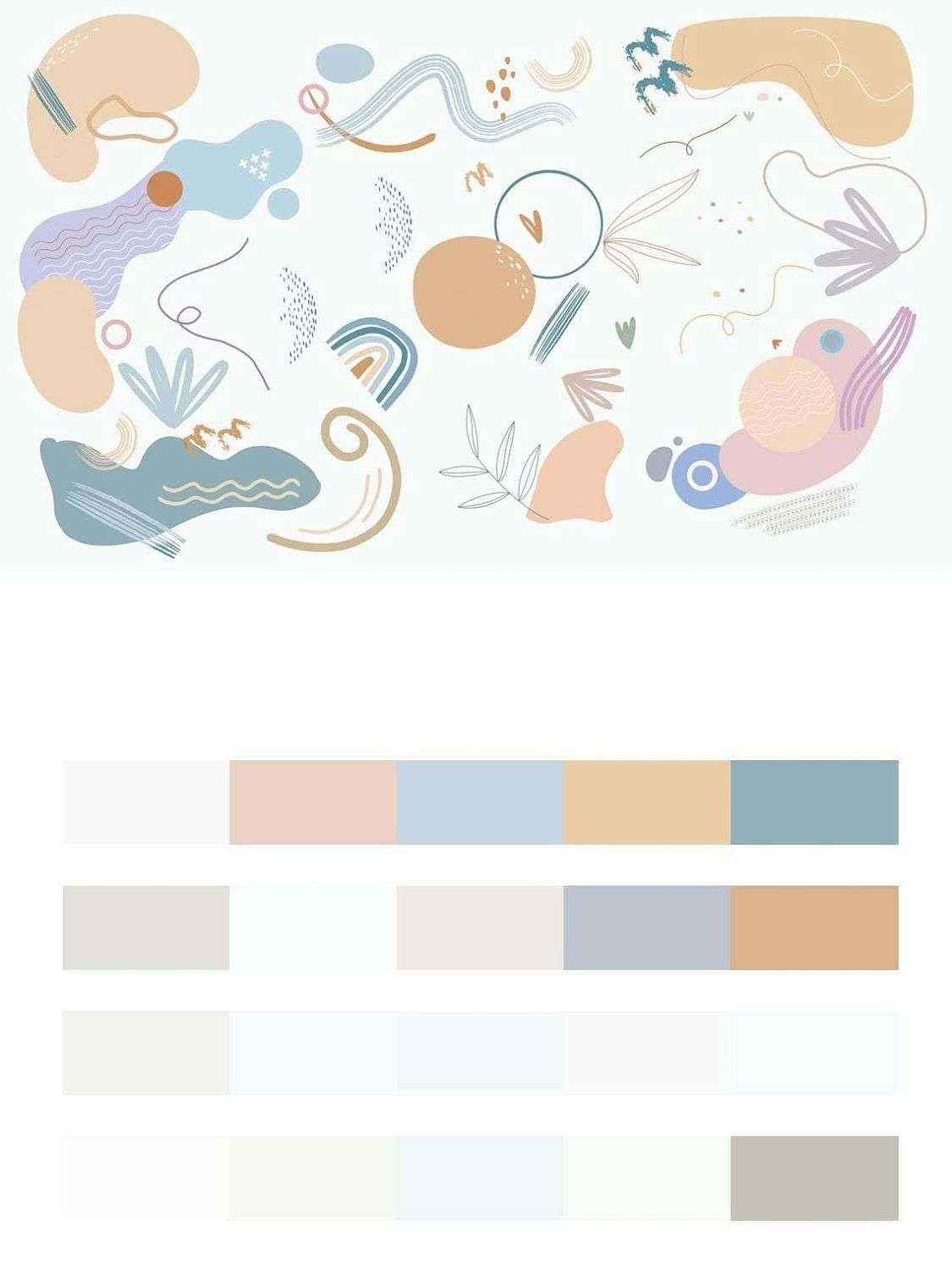 Цветной абстрактный фон  13-548