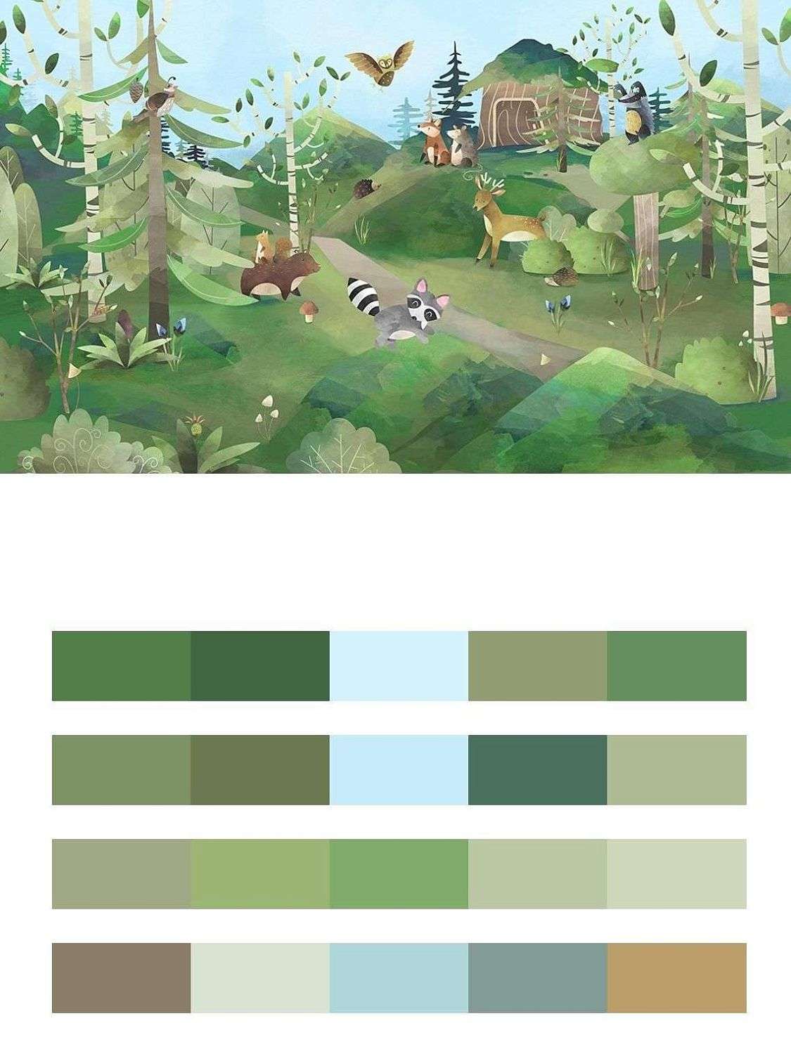 детские. Полянка лесная   12-1613