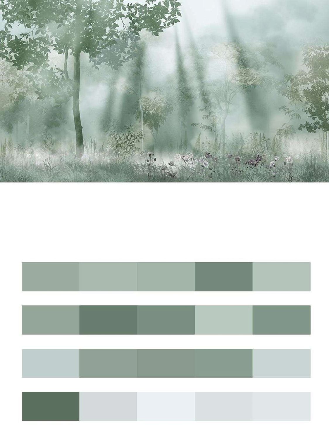 Рассвет в лесу  13-277