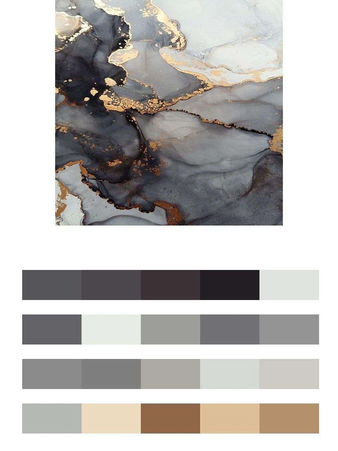 Мрамор черный с золотом  9-1424