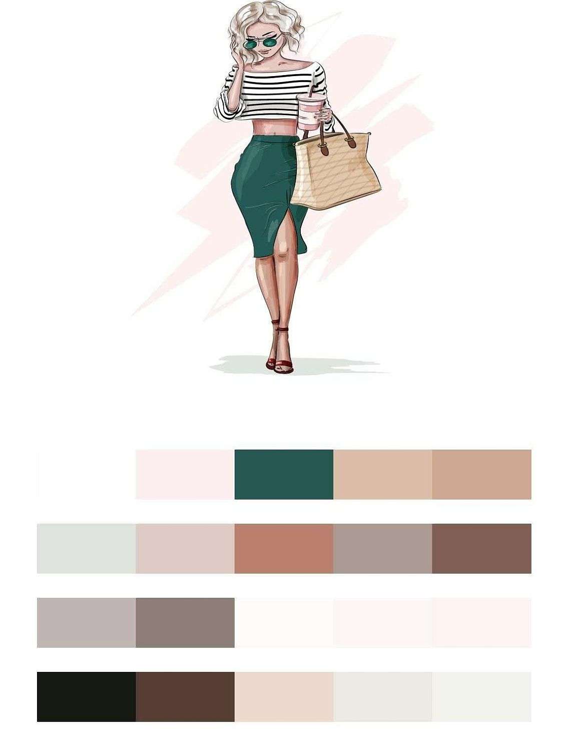 Модная блондинка  12-1375