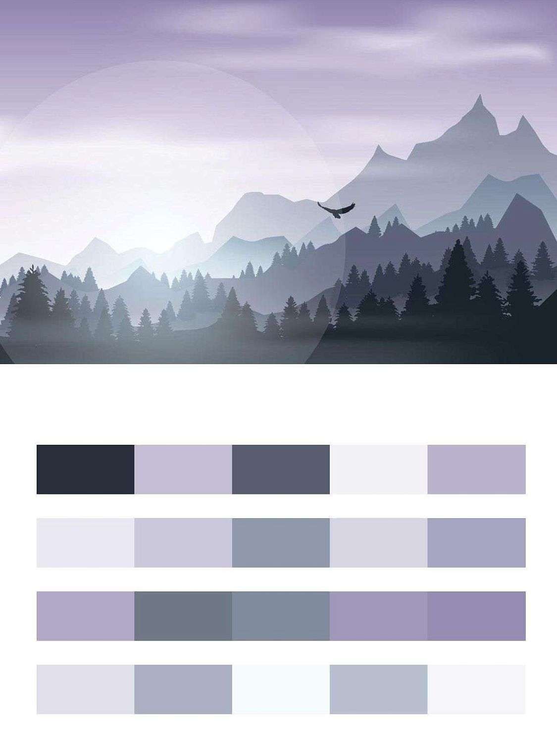 Сиреневые горы  9-979