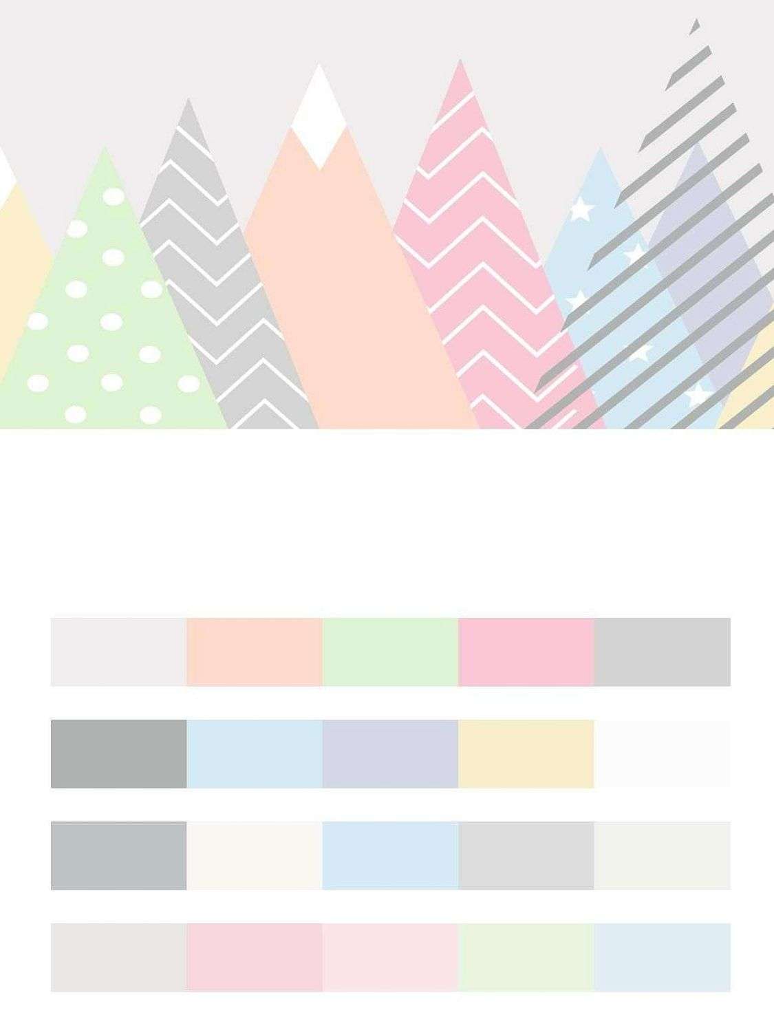 Геометрические горы в детскую  14-719