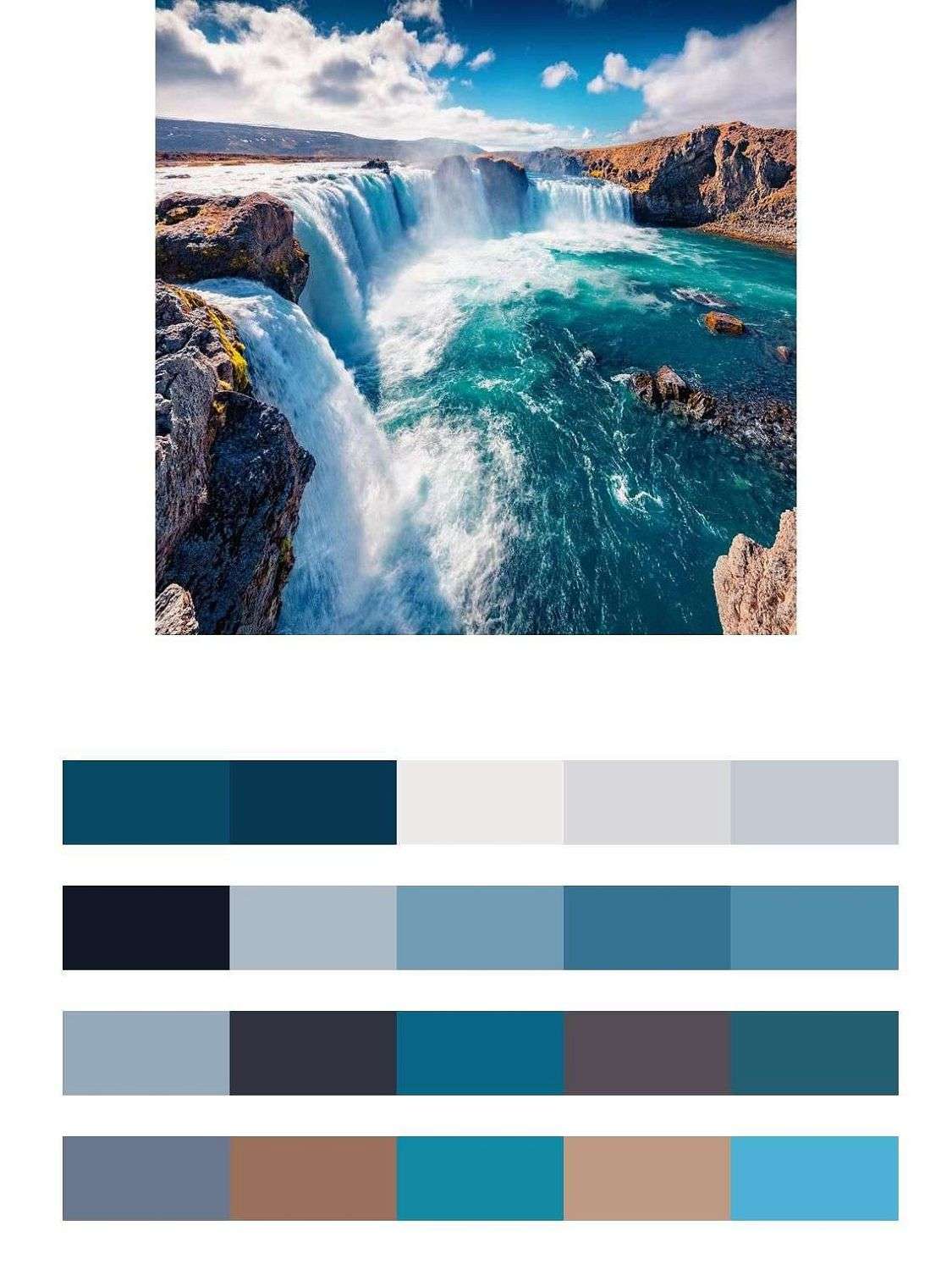 Водопад 3д  9-1793