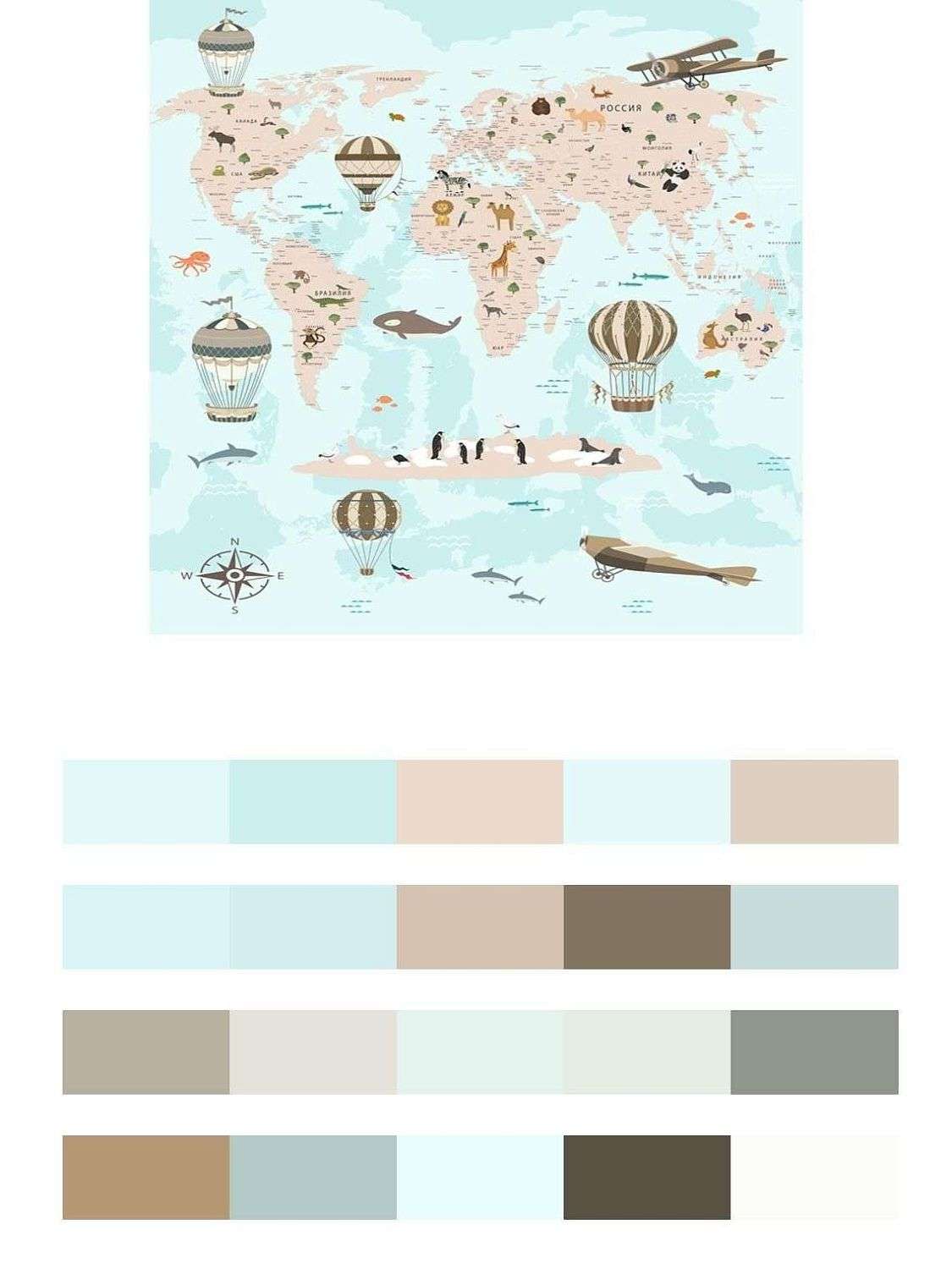 Карта с шарами детская  12-996