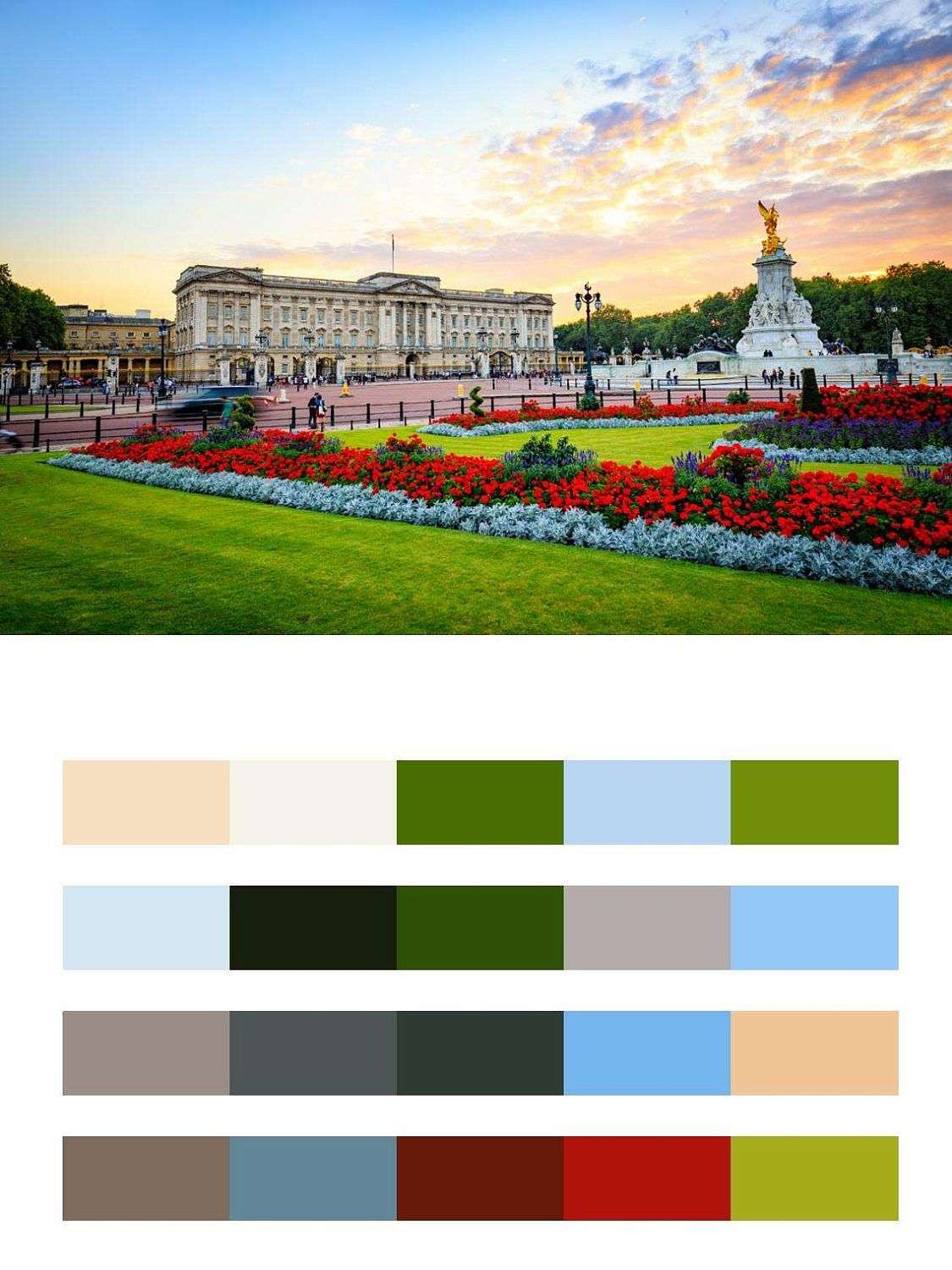 Парк в Букенгемском дворец  9-649