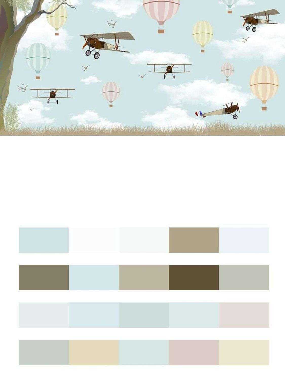 Самолетики и шары  12-825