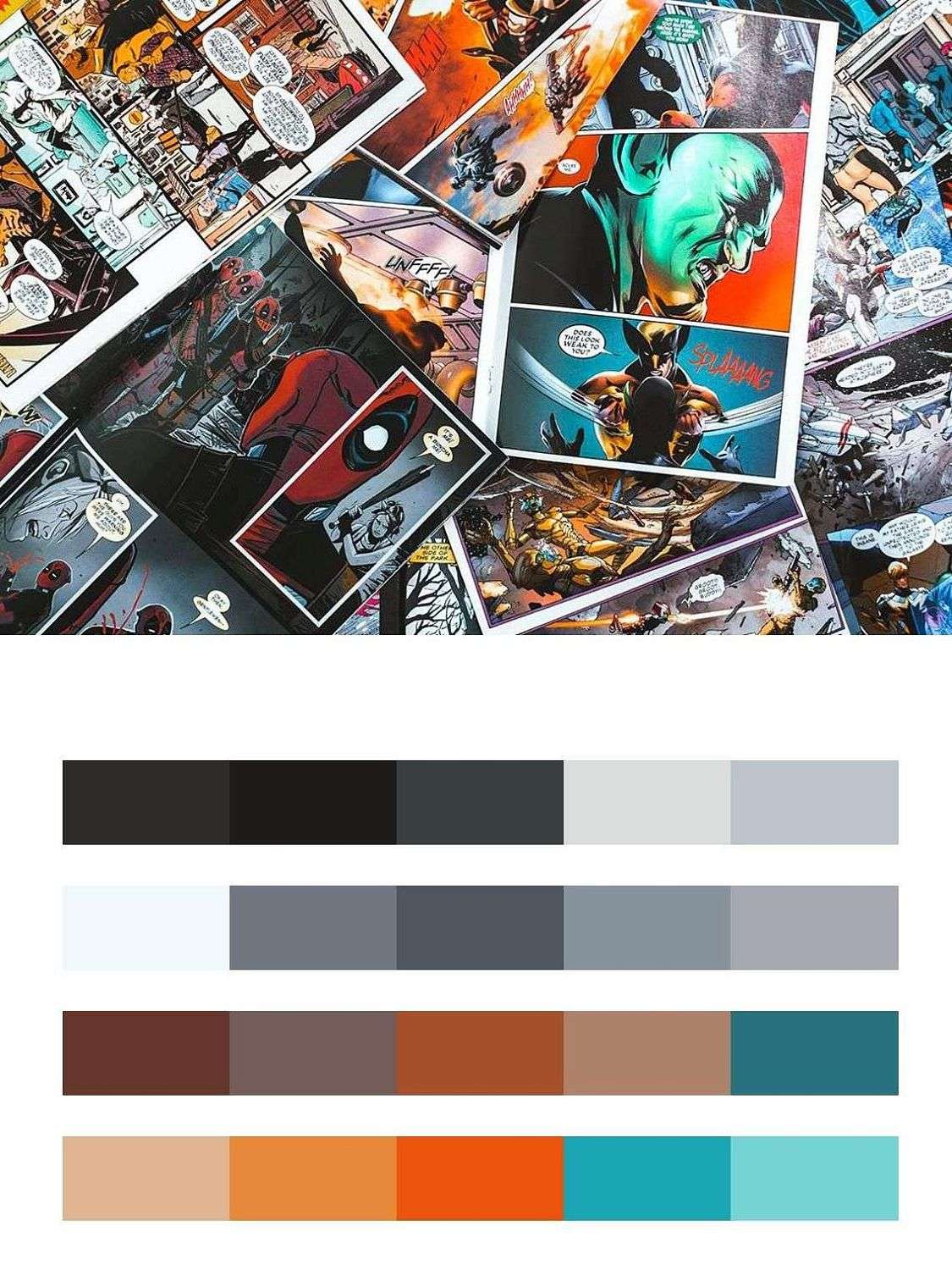 Комиксы на стене  12-1572