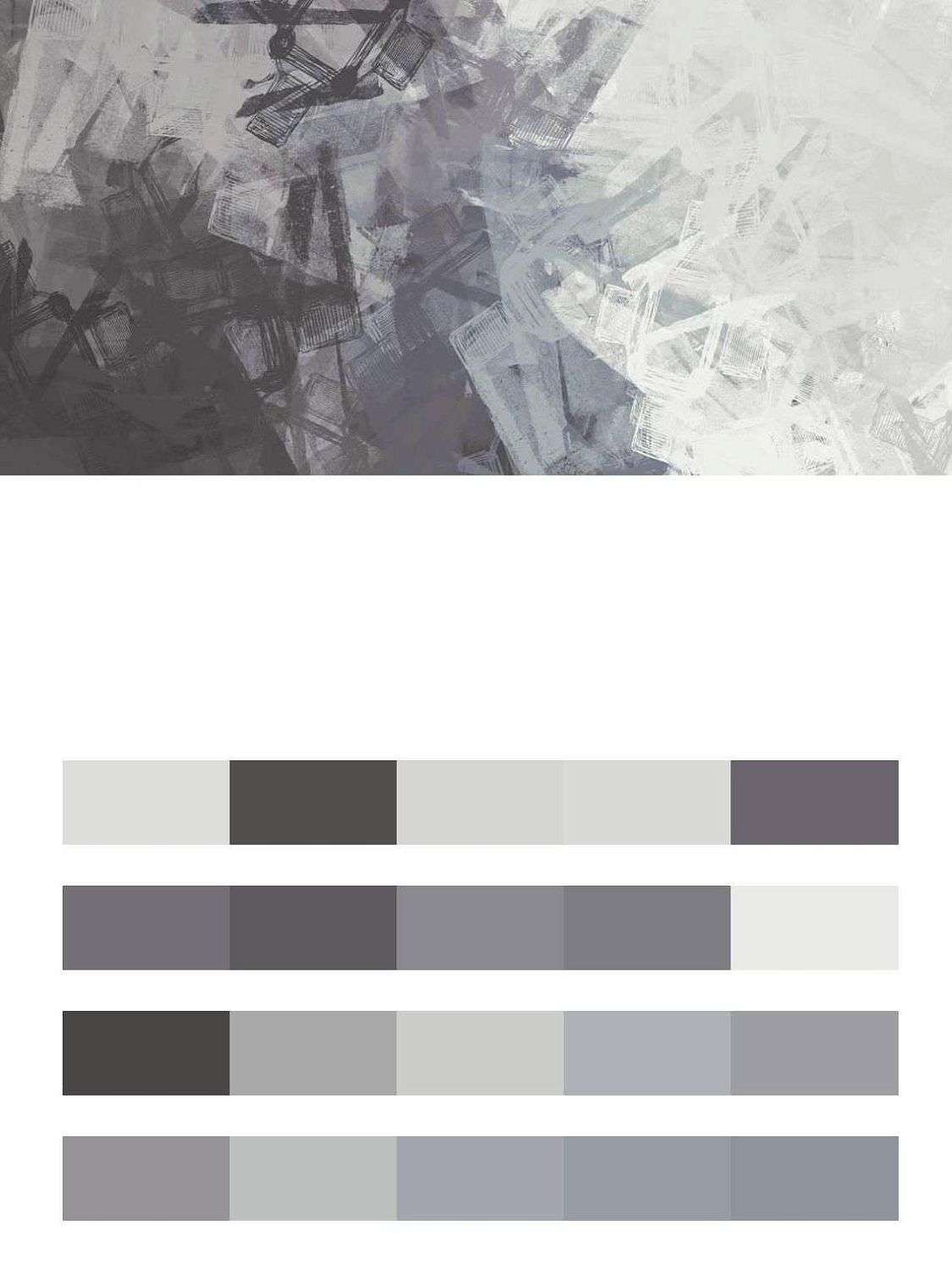 Синяя монохромная абстракция  9-1339