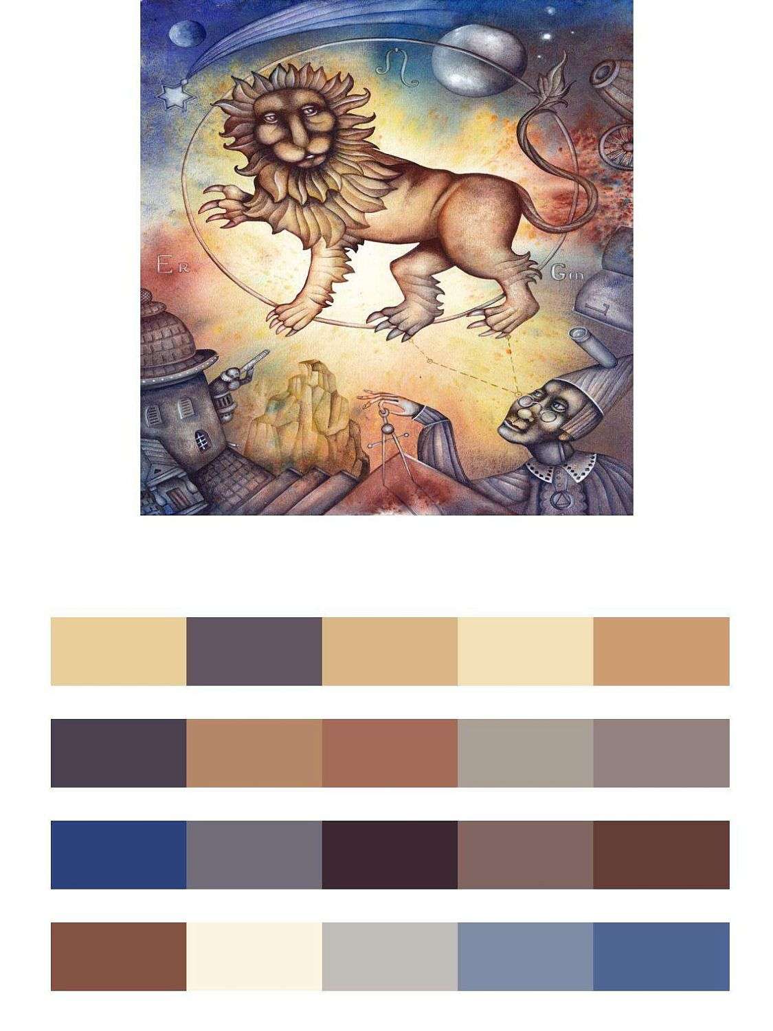 Знак зодиака лев  9-237