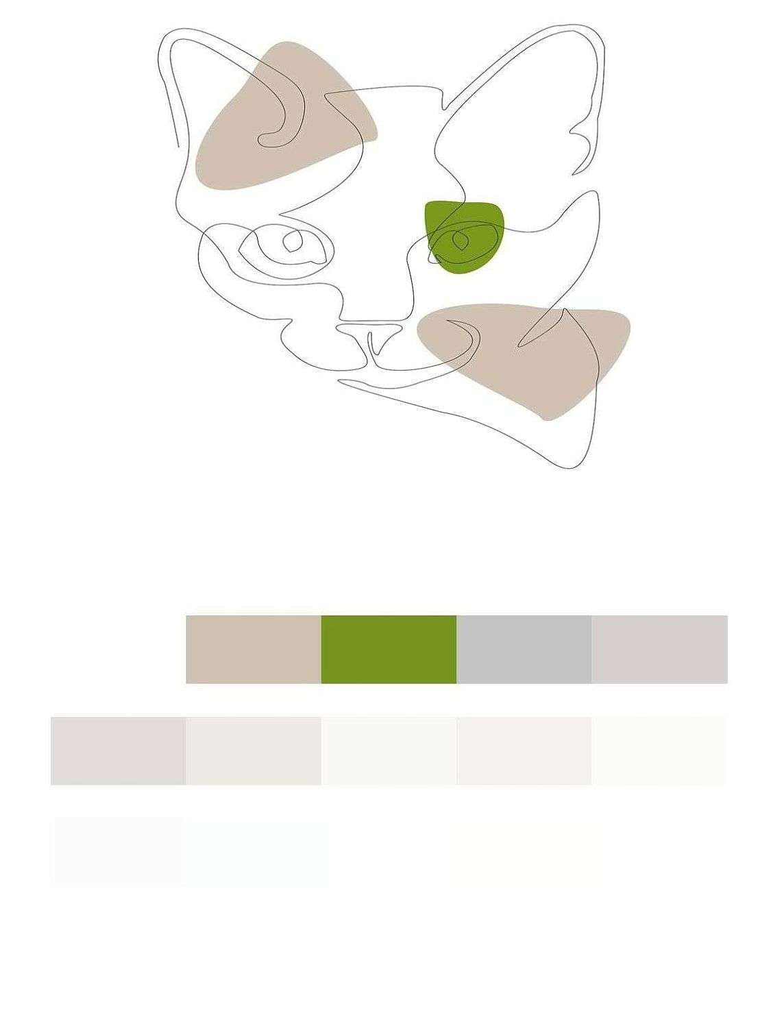 Графика. Кот  12-1485