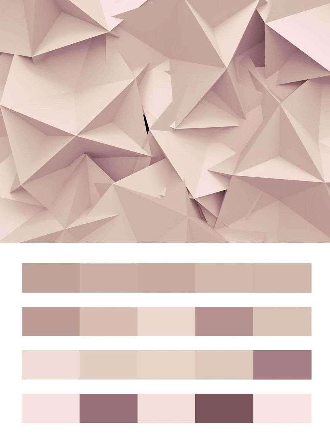 Розовая 3д геометрия  9-1304