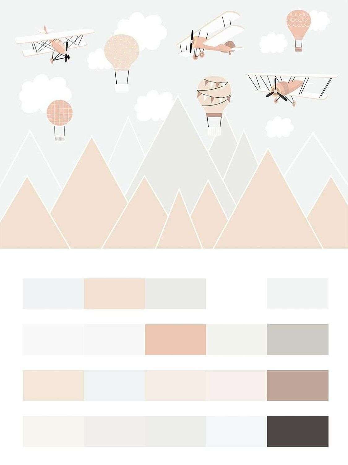 Полёт над горным хребтом  12-1432