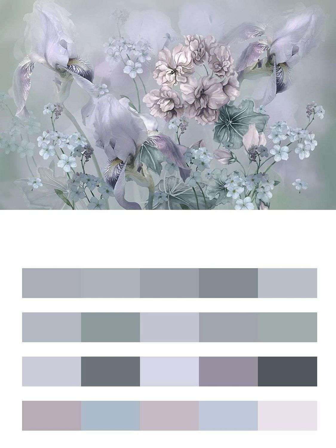 Нежный букет цветов  13-258