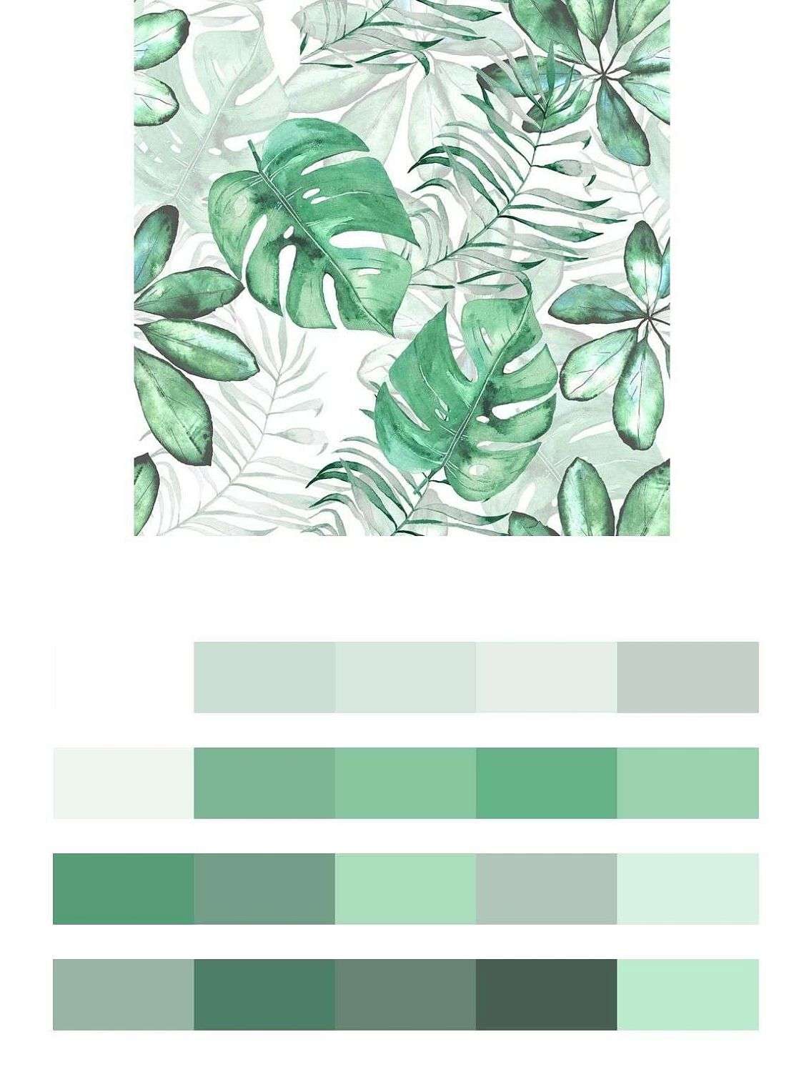 Тропические листья  9-1803