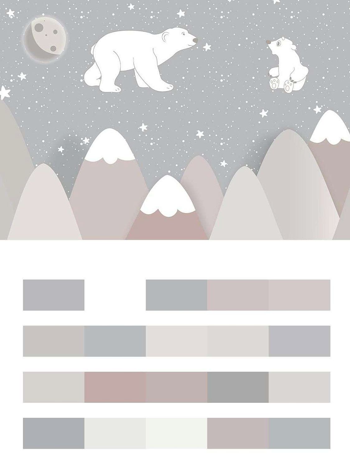 Большая медведица в детскую  12-1541