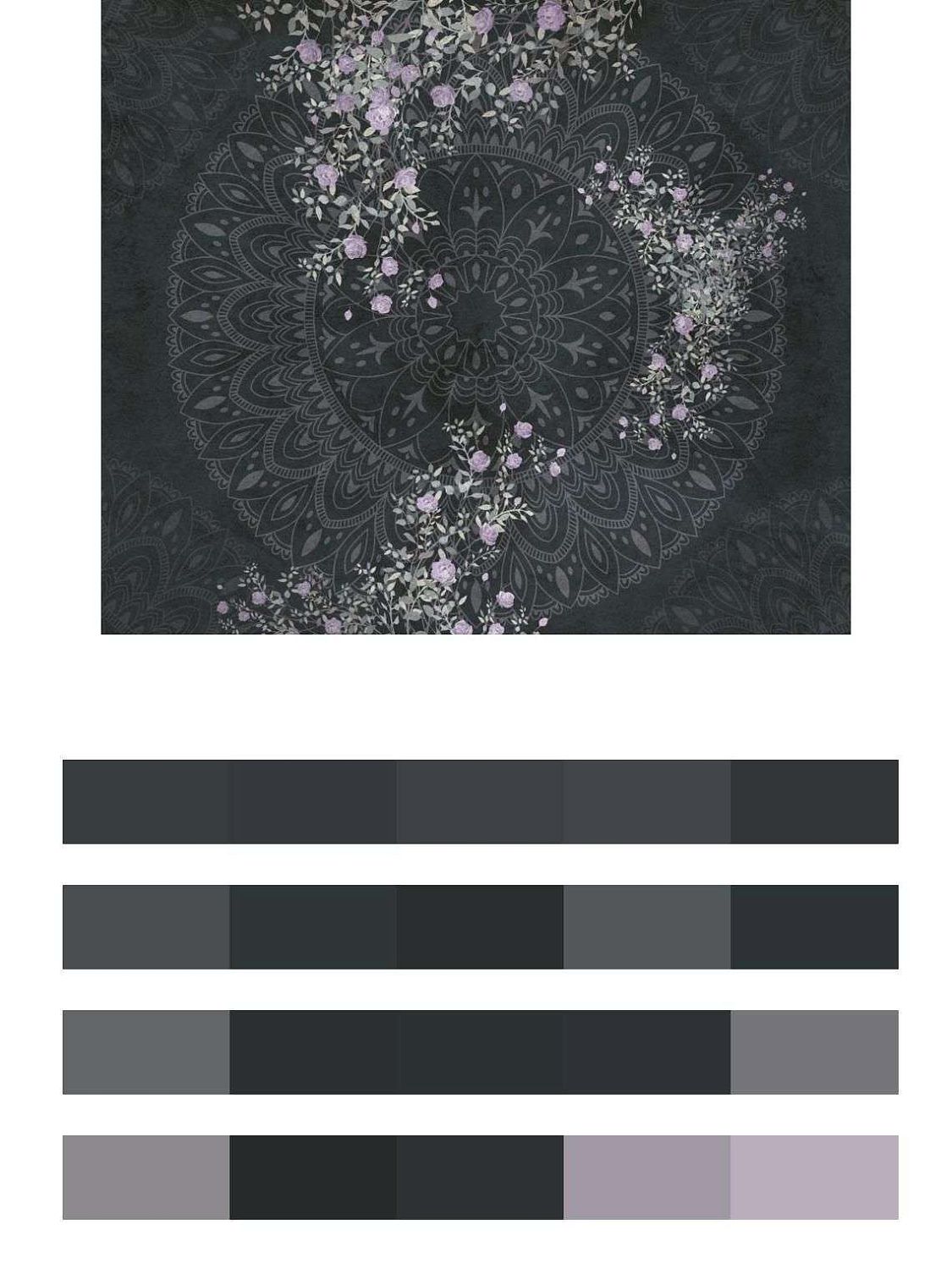 Мандала черная  9-1598