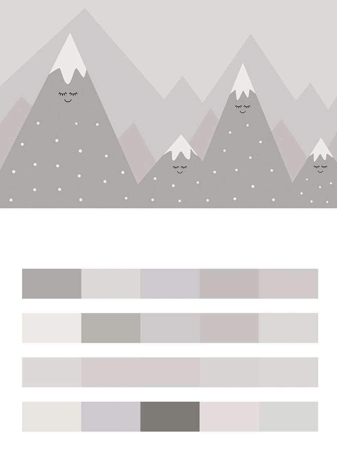 Милые горы в детскую  14-350