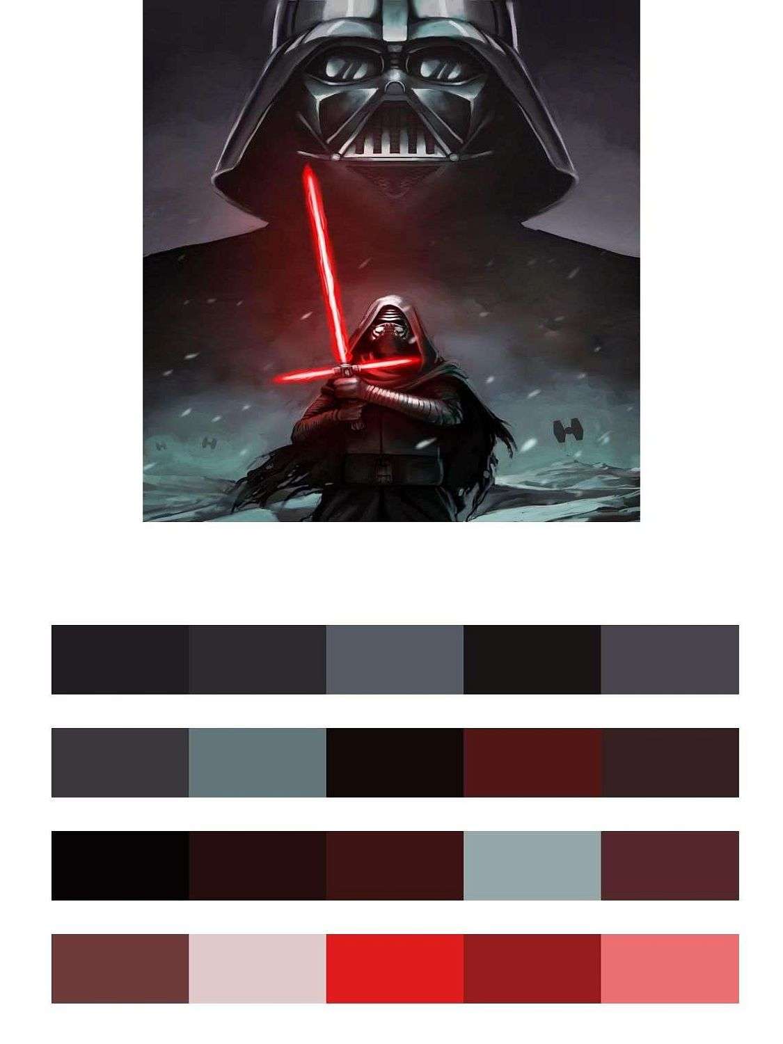 Кайло Рен и Дарт Вейдер  12-1237