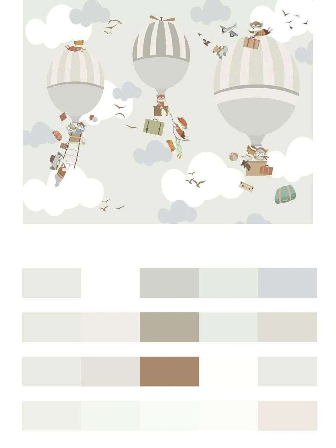 Мультяшный воздушный шар  14-234