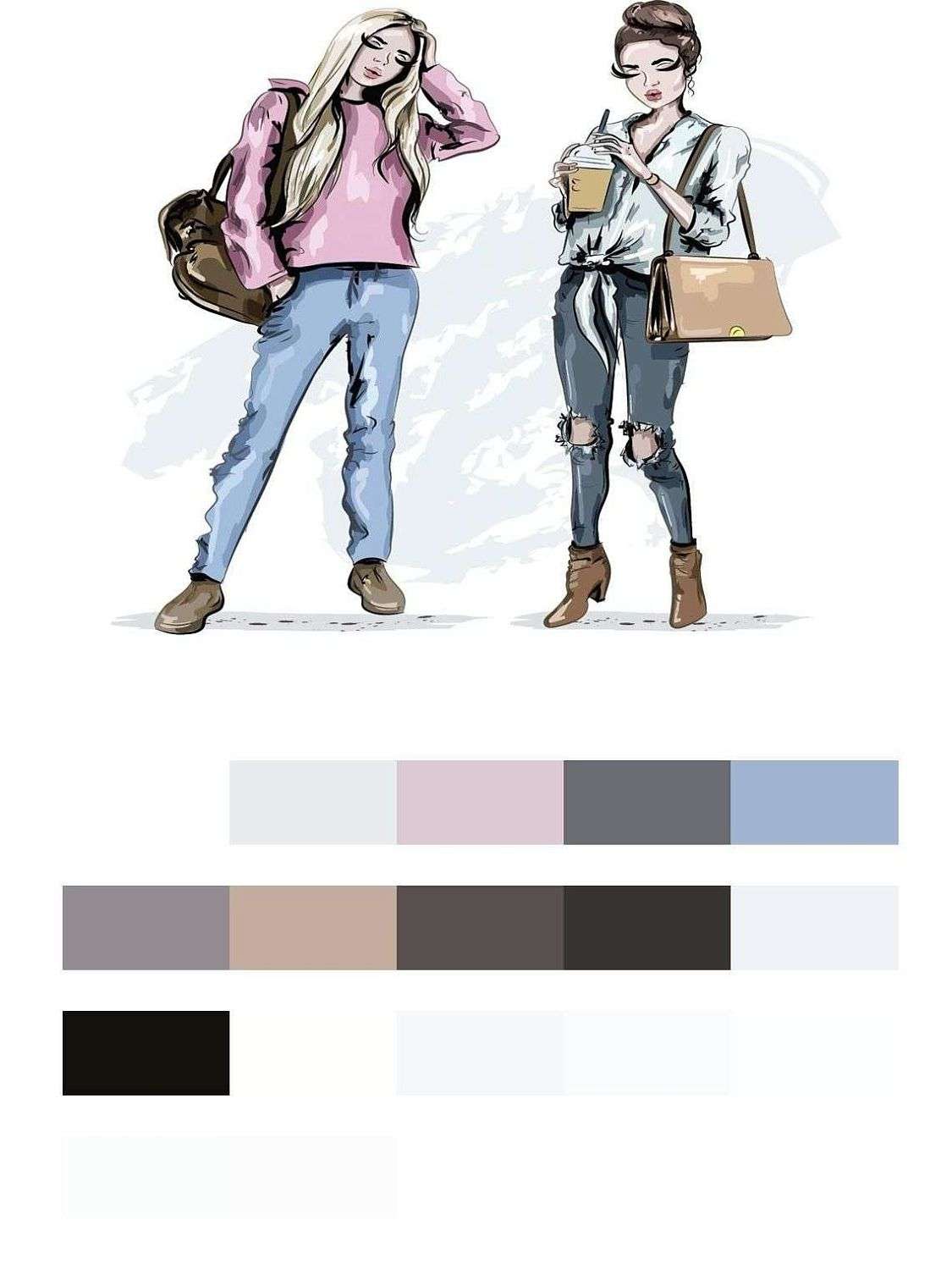 Модные подружки  12-1381