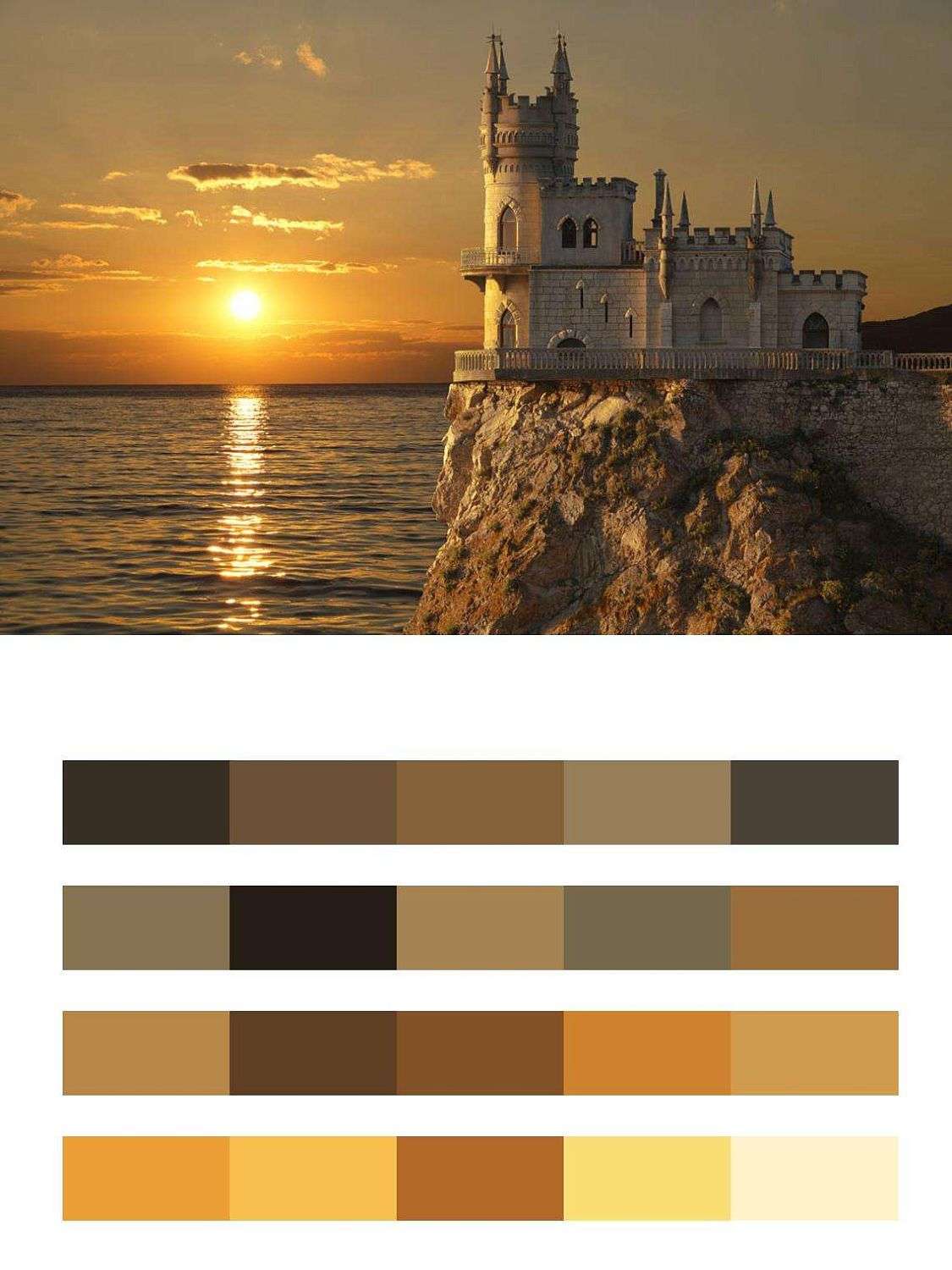 Ласточкино гнездо на закате  9-217