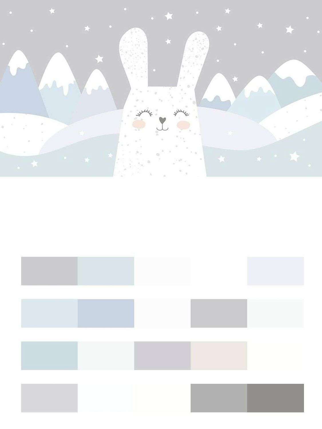 Зайка в зимнем лесу  12-1429