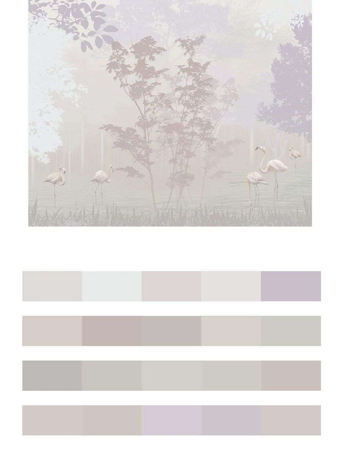 Фламинго в розовом лесу  12-1479