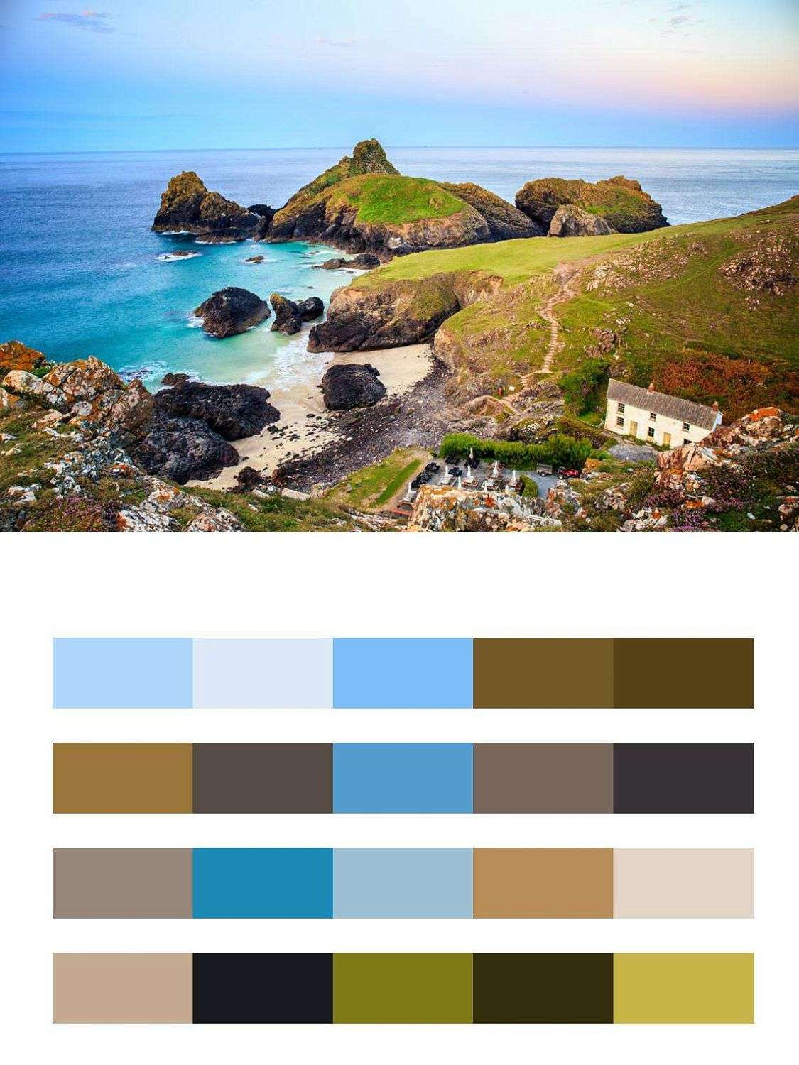 Англия скалистый берег  9-618