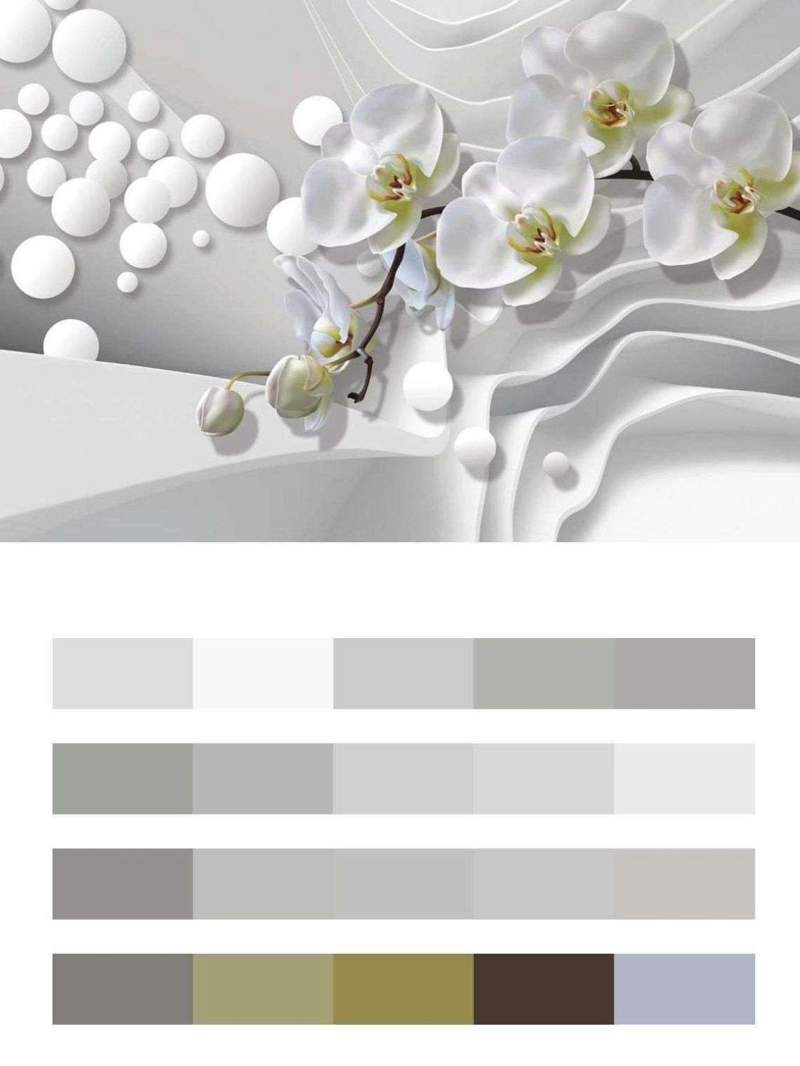 Орхидея 3д  10-892