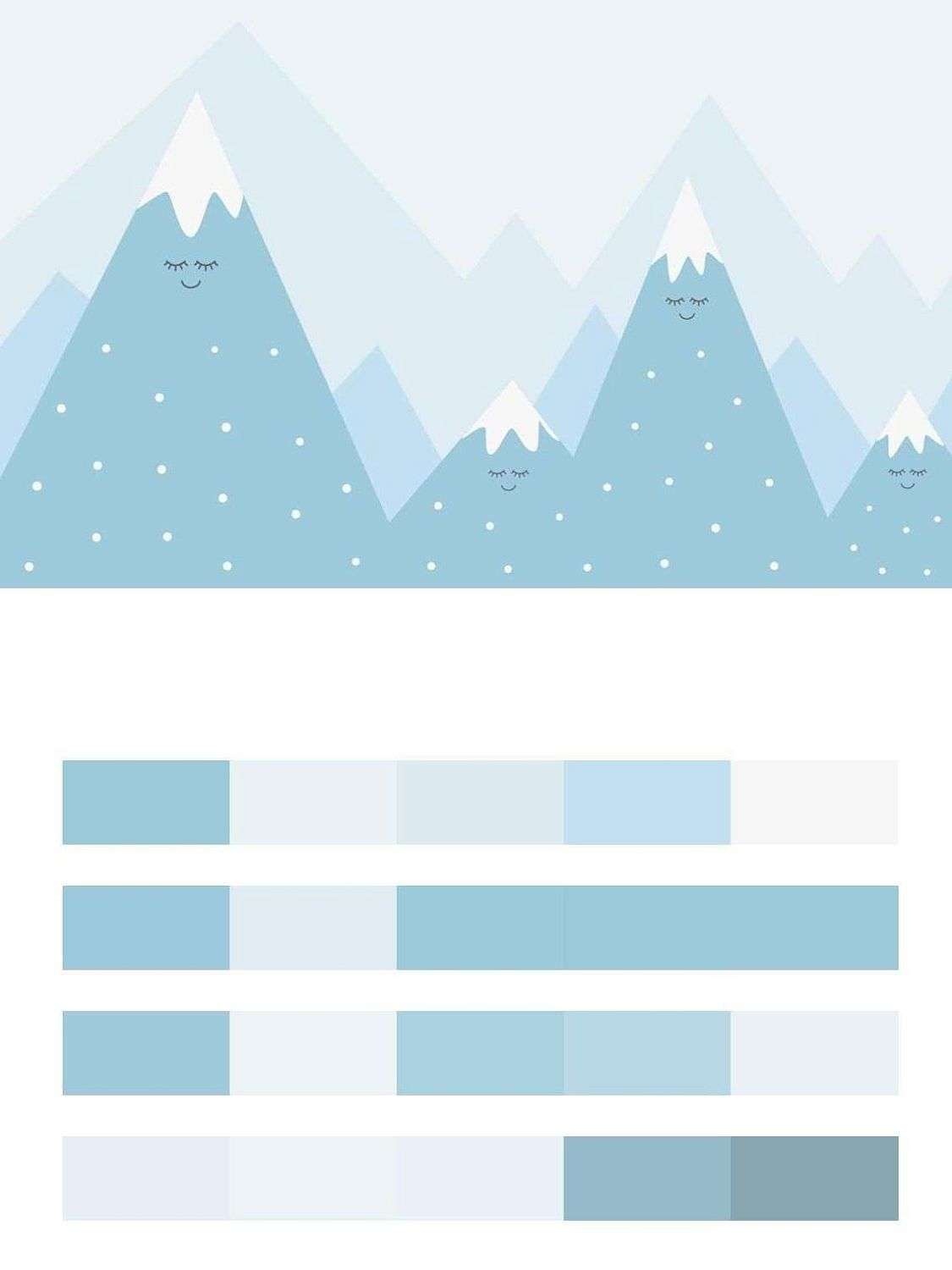 Голубые горные хребты  14-351