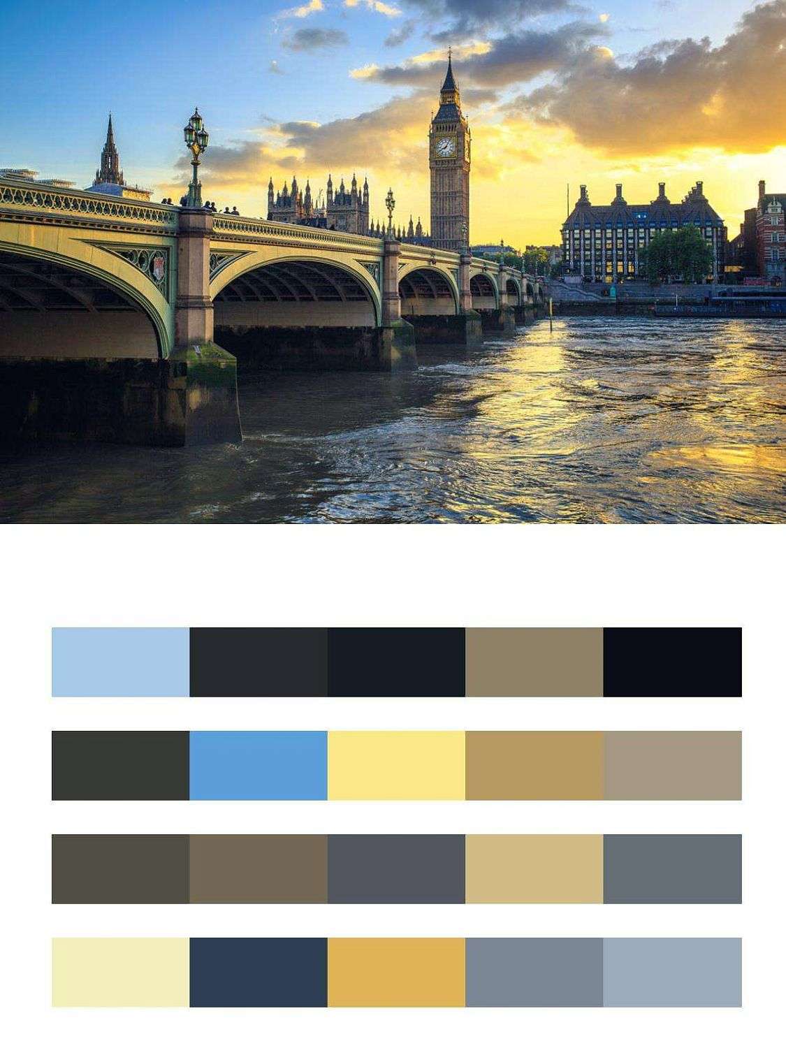 Биг бен во время рассвета  9-561