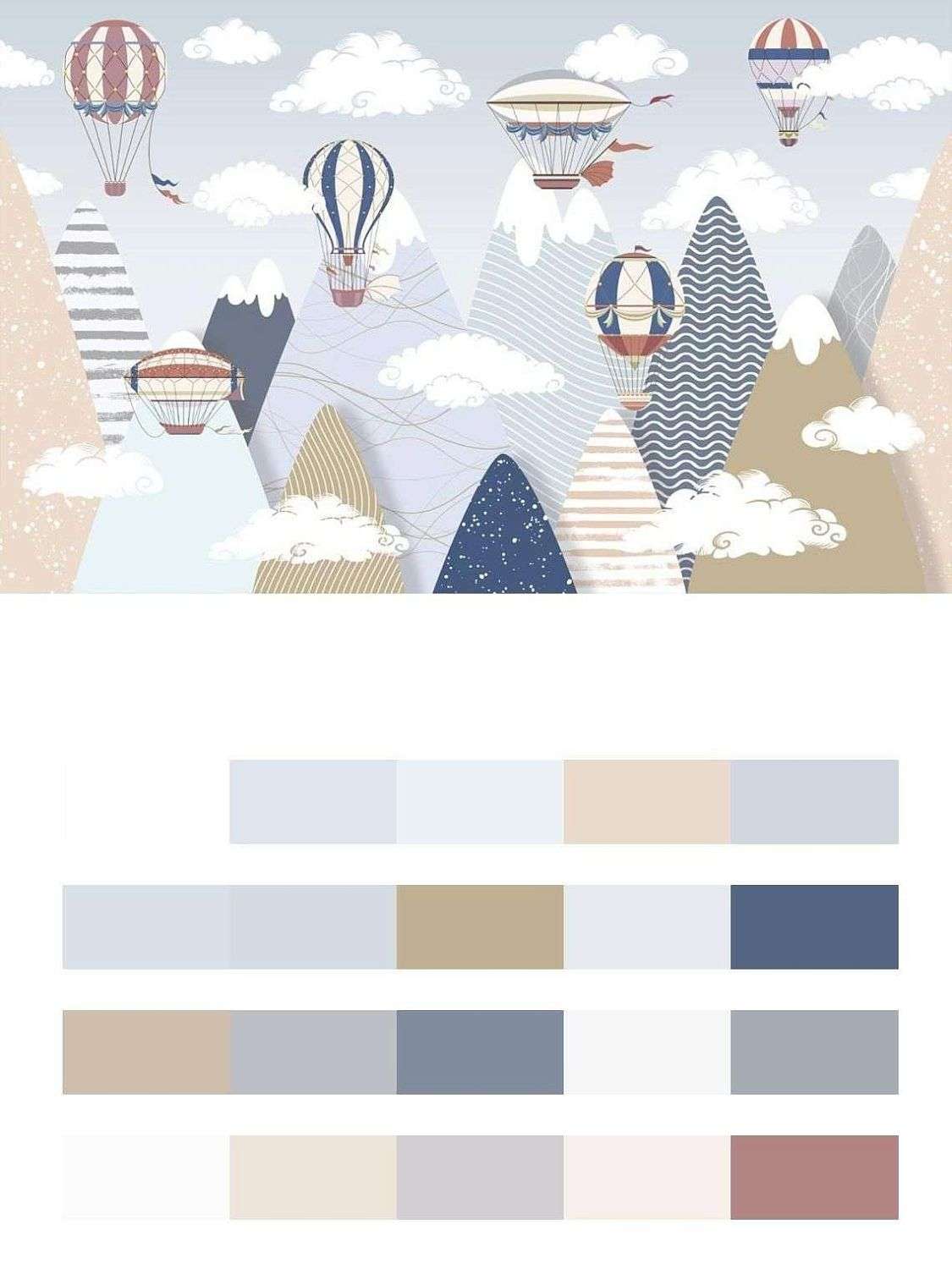 Белые облака в горах  12-1448