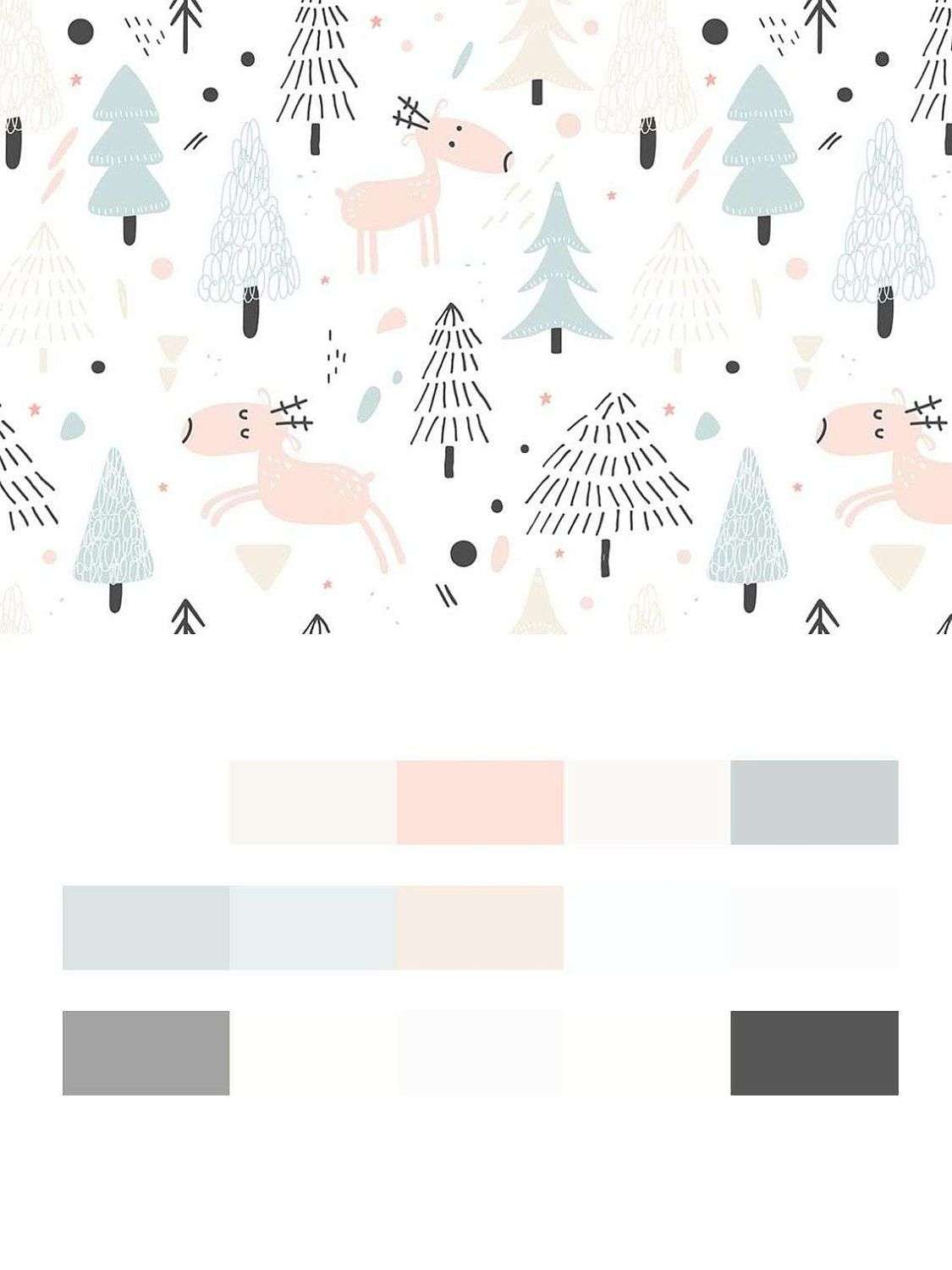 Лес фон  12-708