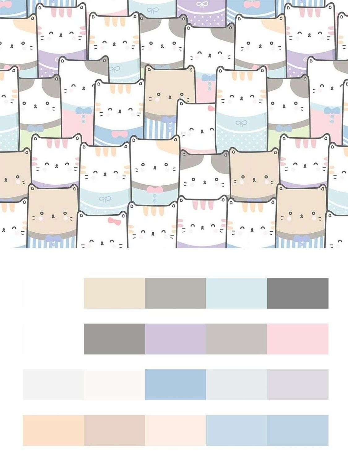 Котики фон  12-755