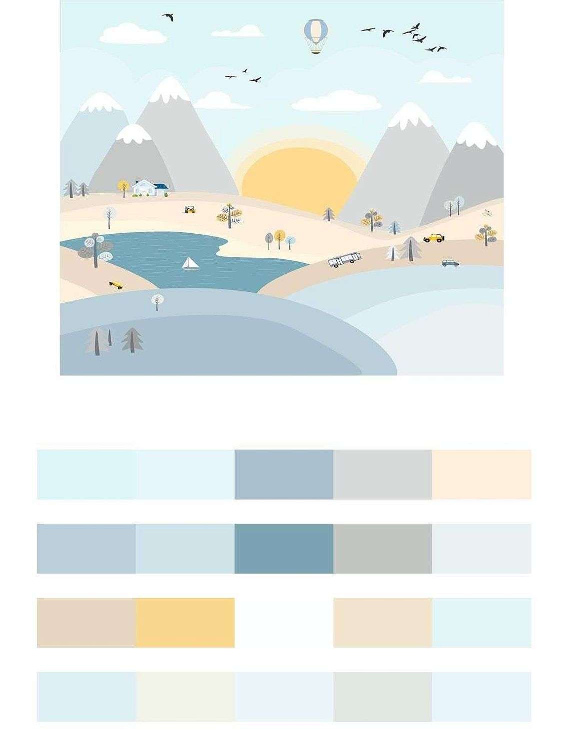 Долина гор в детскую  12-1542