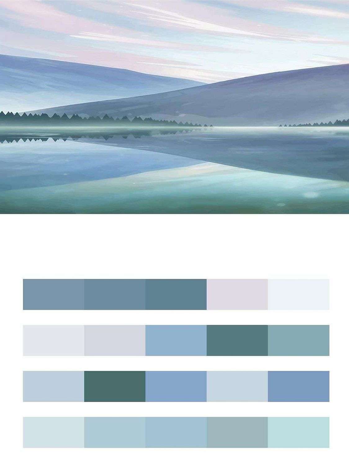 Пейзаж минимализм  14-421