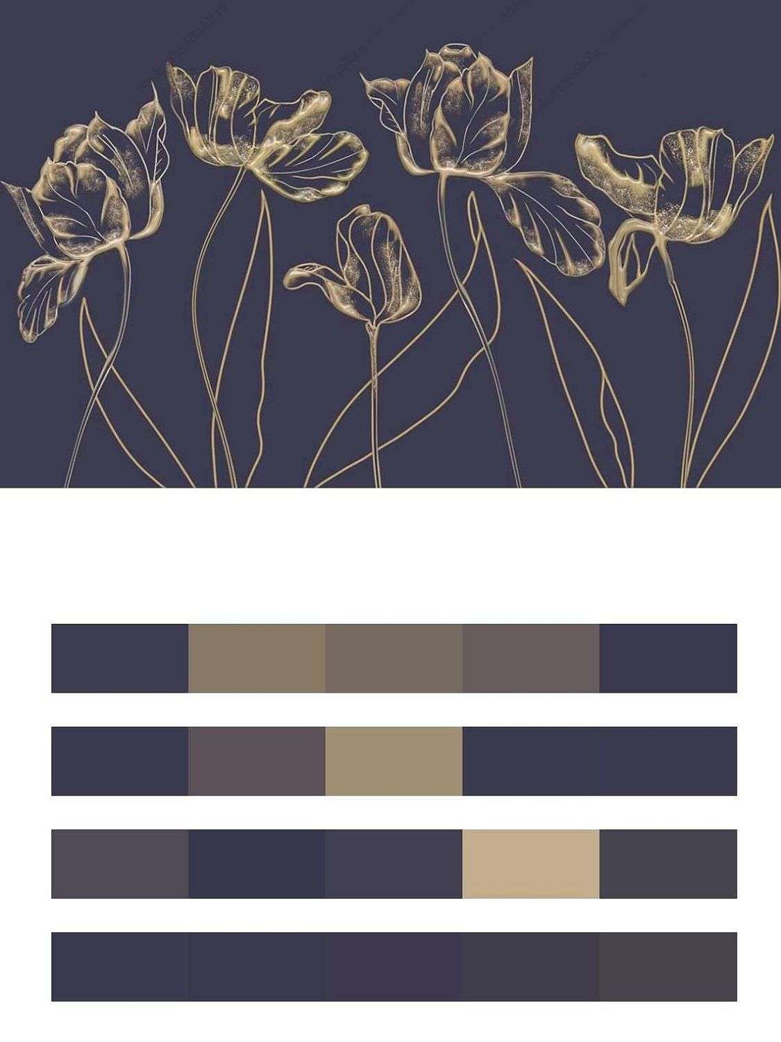 Тюльпан на чёрном фоне  13-530