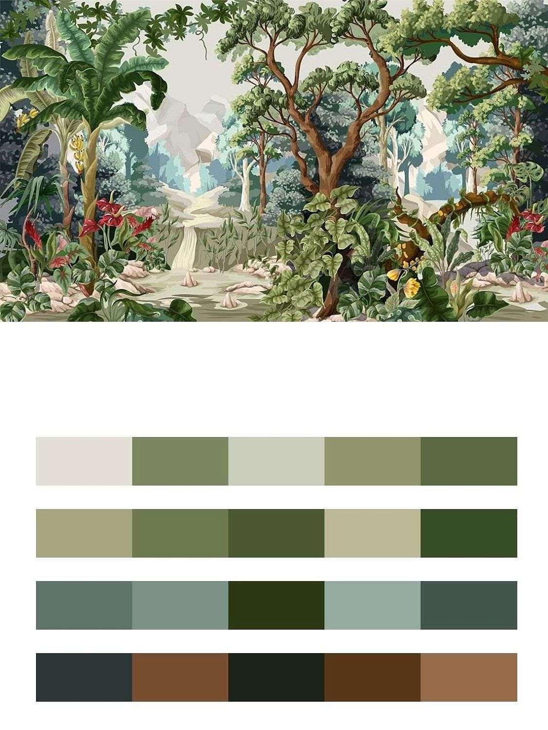 Тропический пейзаж  9-1710