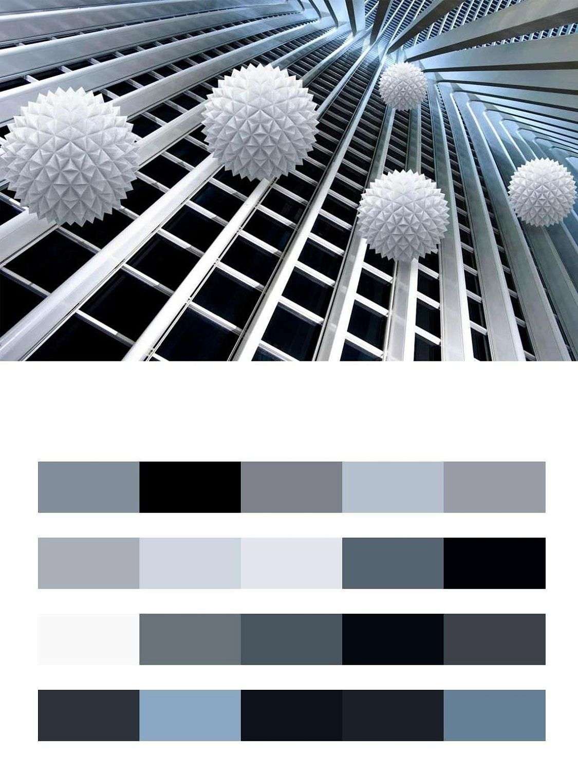 3д фактурные шары в полете  10-792