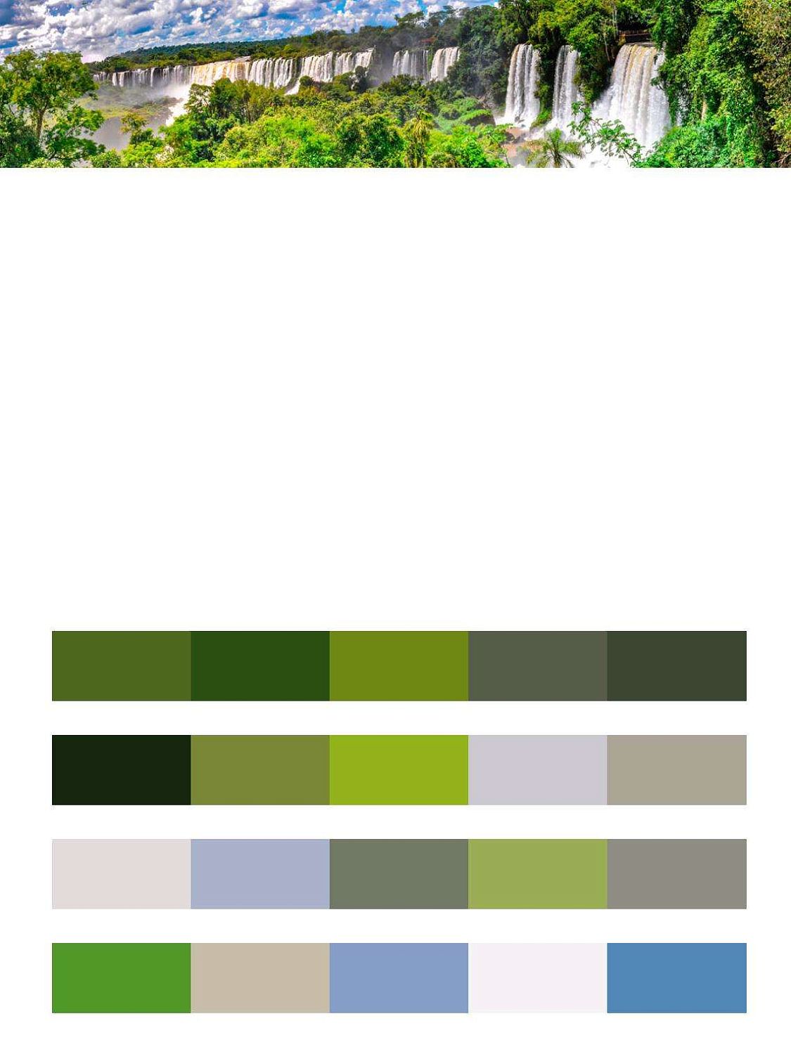 Водопад Аргентина Панорама  9-885