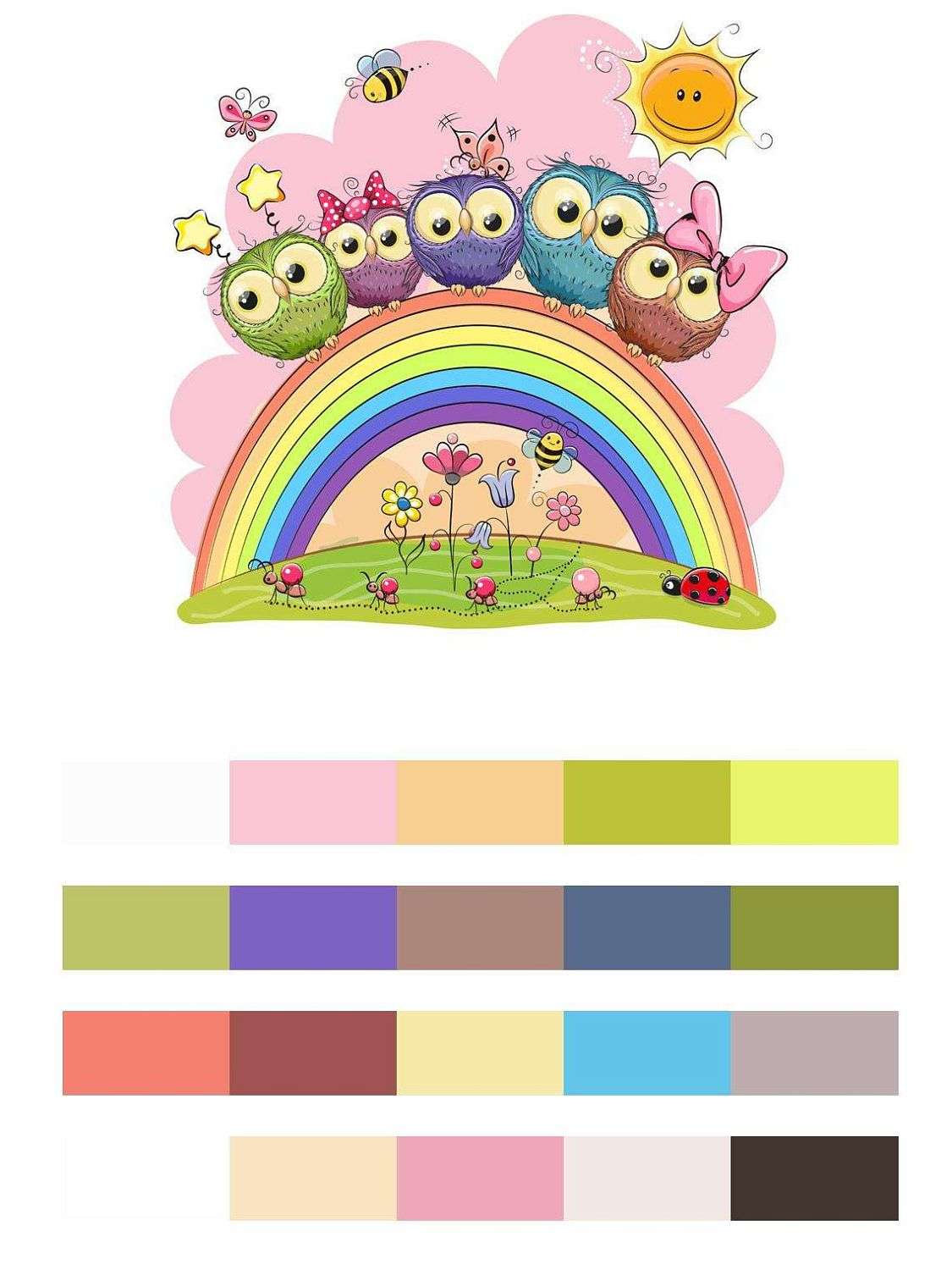 Совята на радуге  9-231