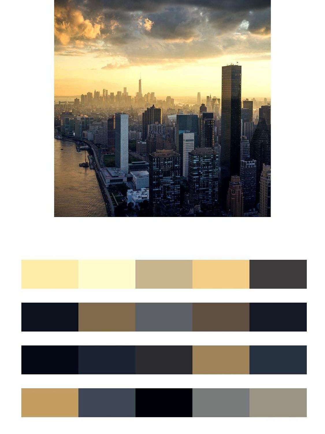 Нью Йорк утреннее солнце  9-799