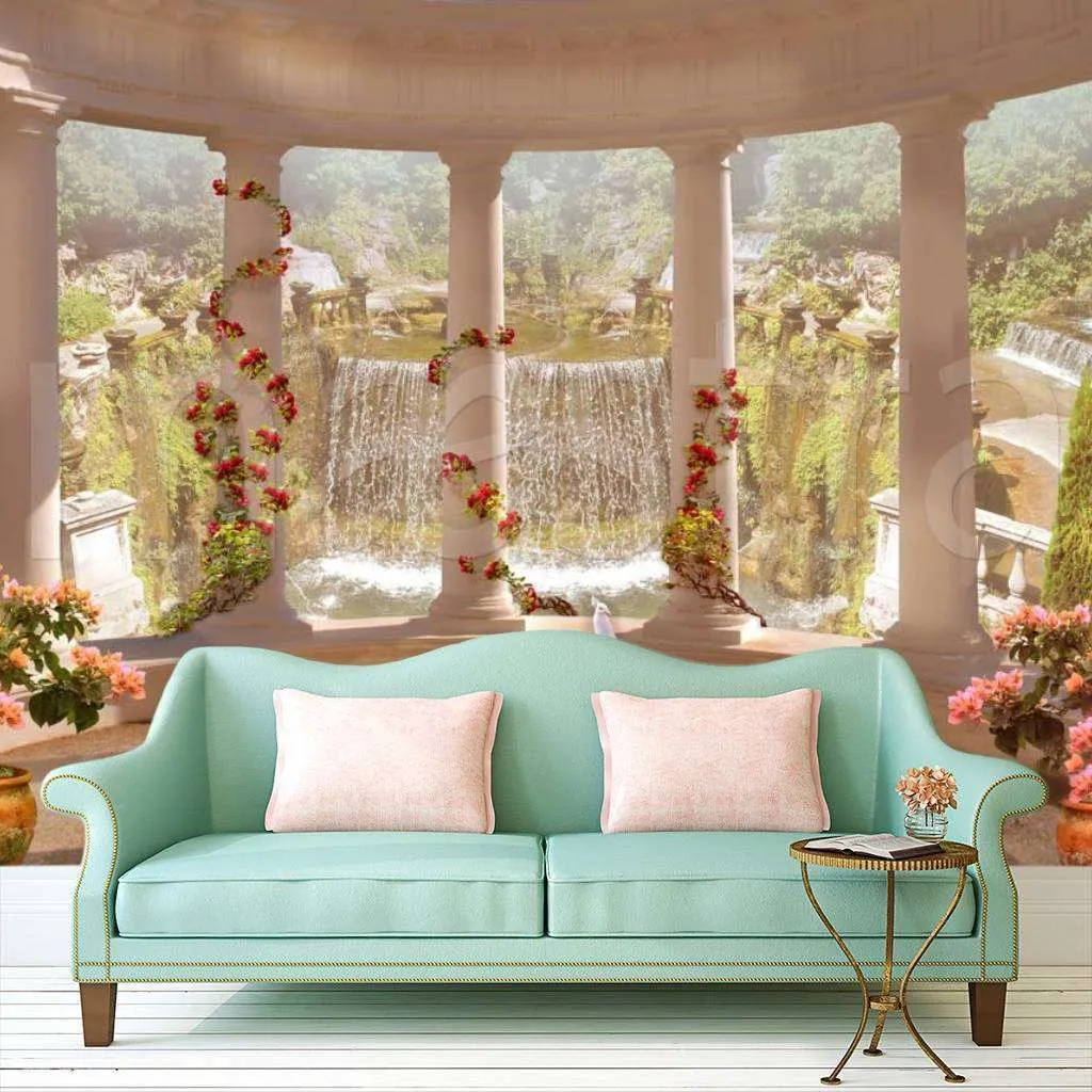 Фотообои Бесшовные обои на стену:  Водопад. Артикул: 5-026  