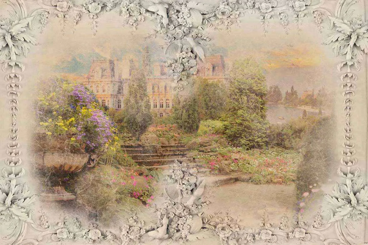 Фотообои в интерьере архитектурная абстракция  6-021 фото