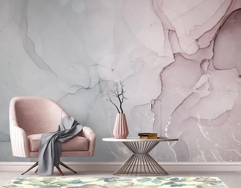 Фотообои в интерьере чернила серо-бежевый оттенок  9-2047 фото