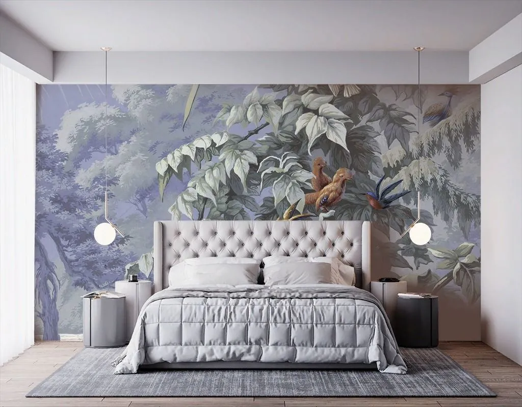 Фотообои Павлин в райском саду  14-563